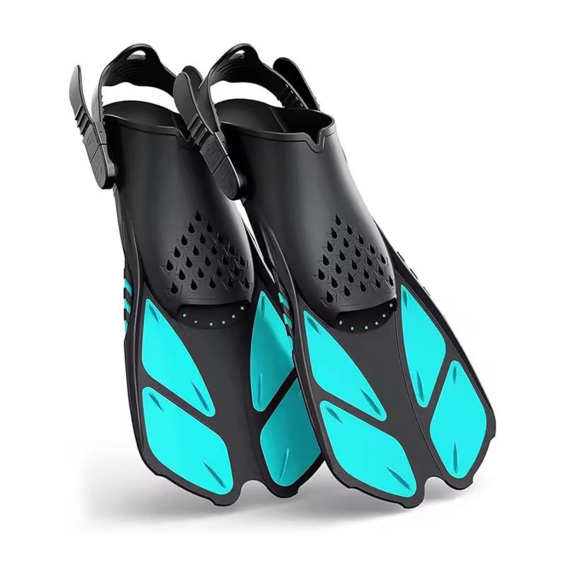 Adjustable Open-Heel Snorkeling Fins – image 1